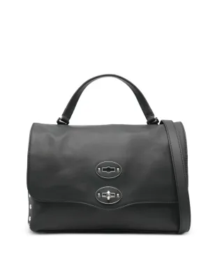 Zanellato Postina turn-lock shoulder bag - Black - サムネイル1