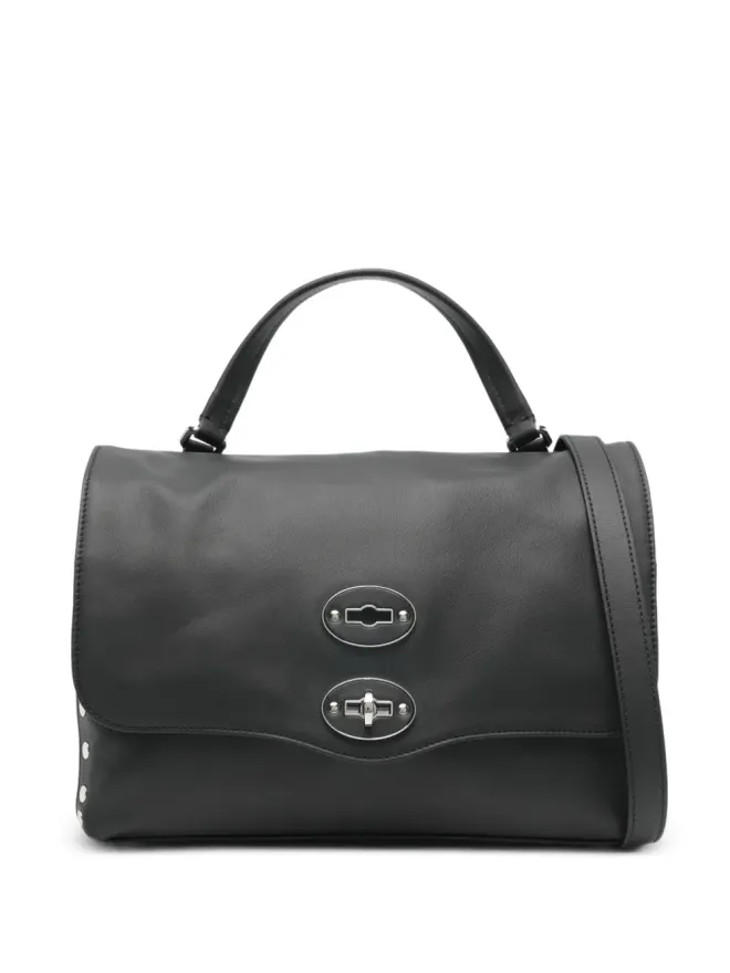 Zanellato Zanellato Postina turn-lock shoulder bag - Blackの商品画像