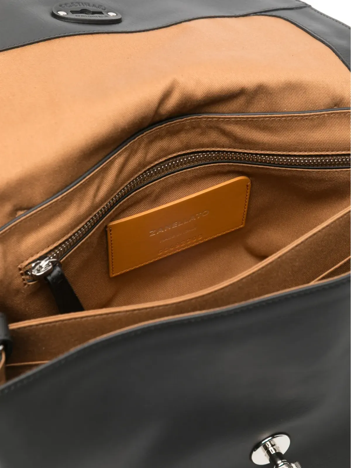 Zanellato Postina turn-lock shoulder bag - Black - 画像4