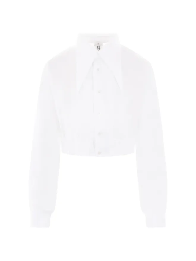 Noir Kei Ninomiya Noir Kei Ninomiya オーバーサイズカラーエラスティックシャツ - Whiteの商品画像
