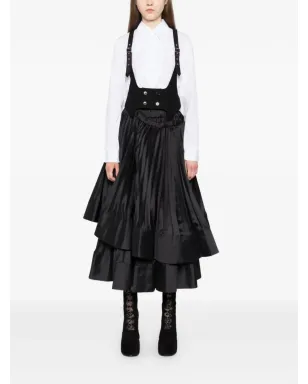 Noir Kei Ninomiya オーバーサイズカラーエラスティックシャツ - White - サムネイル2