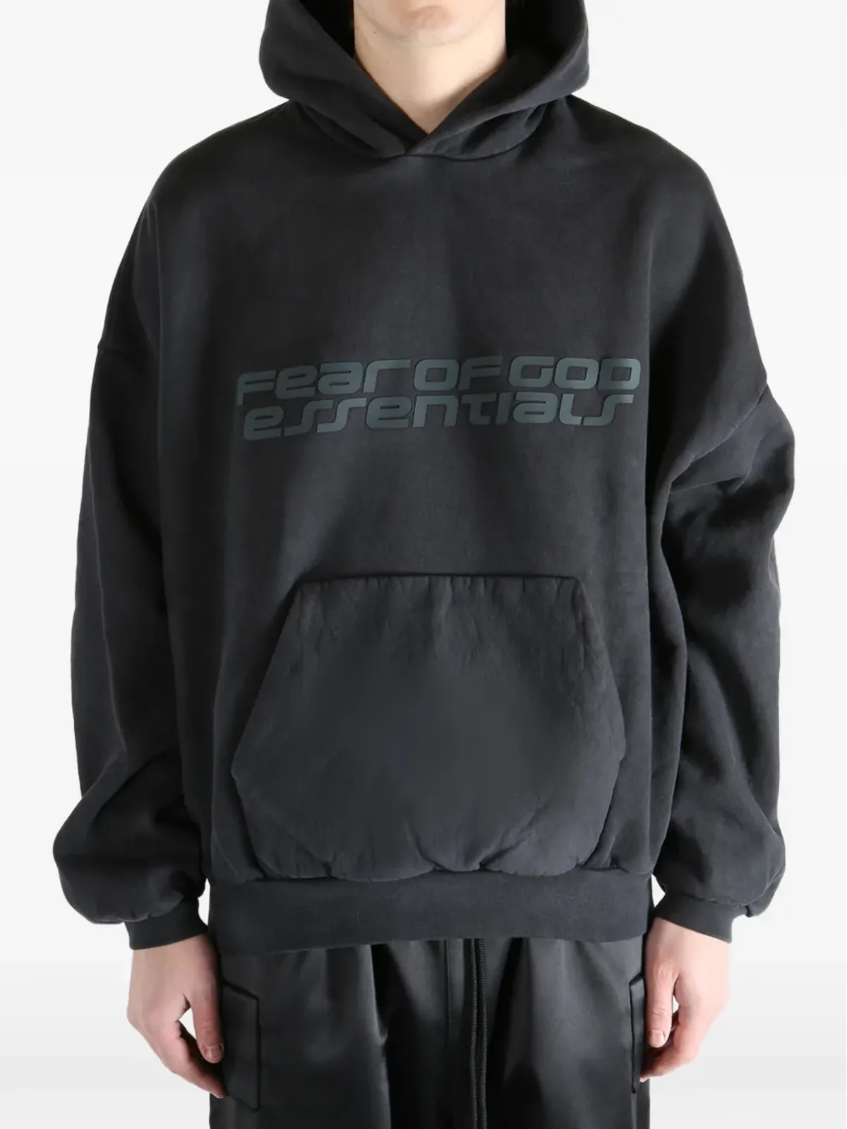 FEAR OF GOD ESSENTIALS 90sフリースフーディー - 画像3