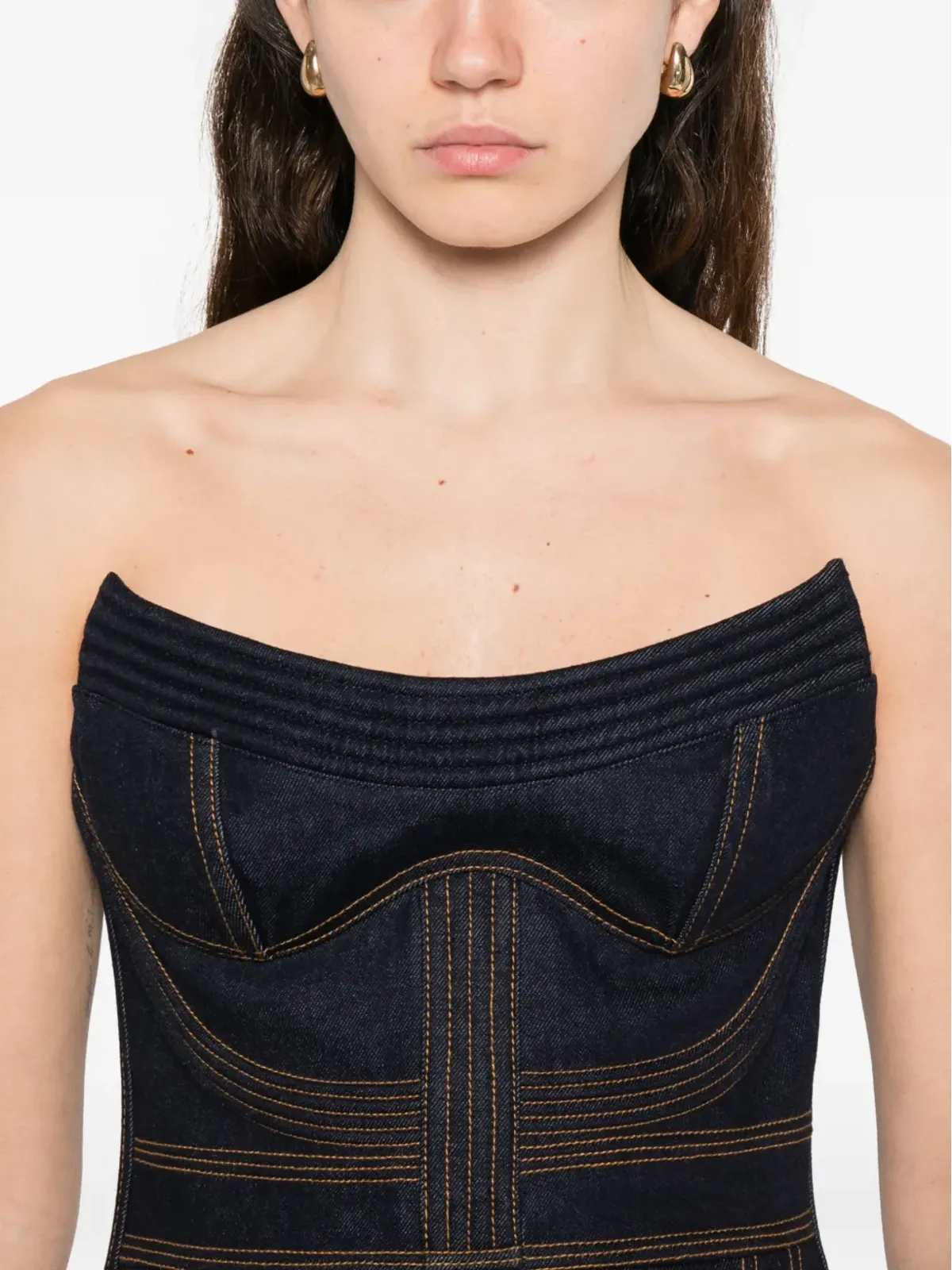 ZIMMERMANN コーデッドデニムコルセット - 画像5