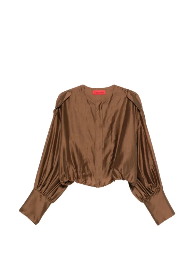 THELATEST THELATEST ダイアナ カラーなし ロングスリーブ シャツの商品画像