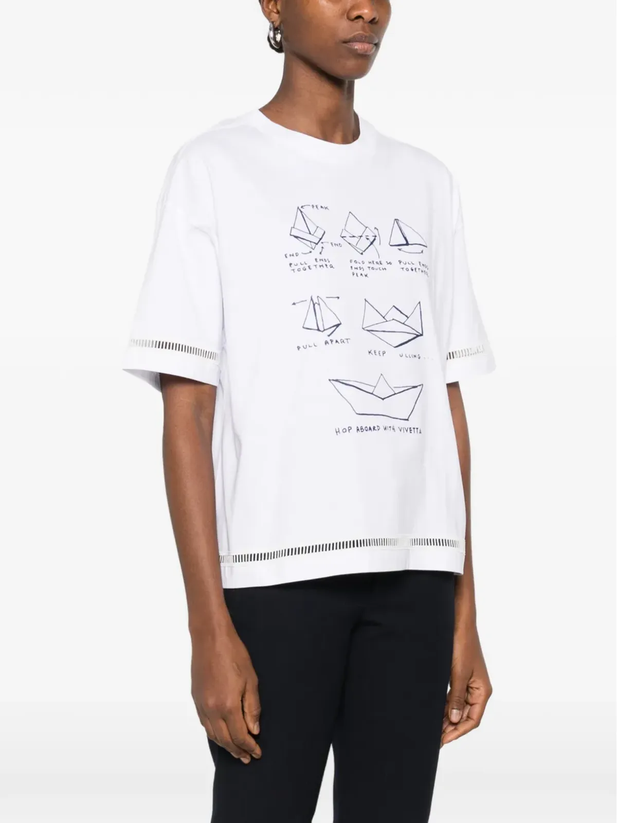 Vivetta グラフィックプリントTシャツ - 画像3