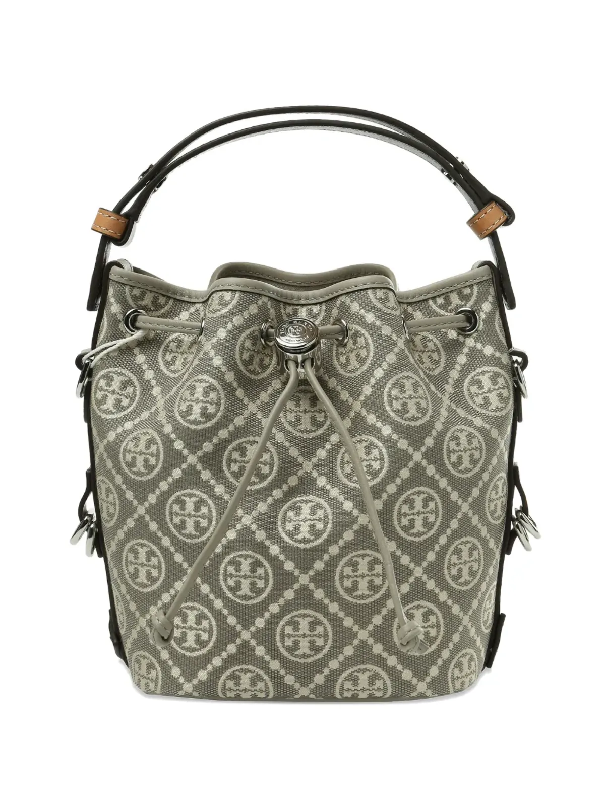 Tory Burch モノグラム ドローストリング バケットバッグ - 画像1