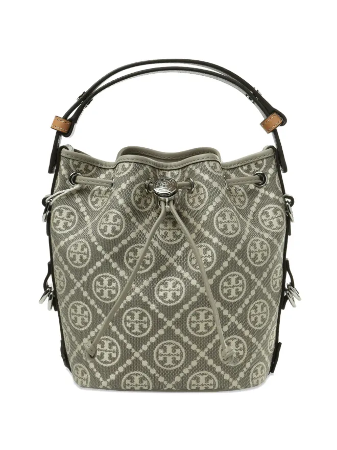 Tory Burch Tory Burch モノグラム ドローストリング バケットバッグの商品画像