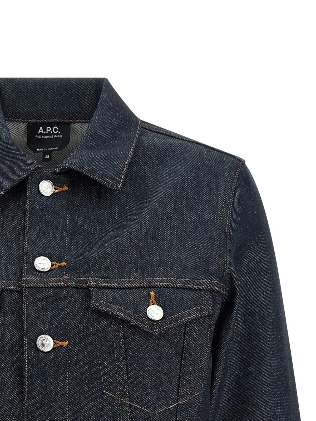 A.P.C. ディオン コントラストステッチングジャケット - 画像4