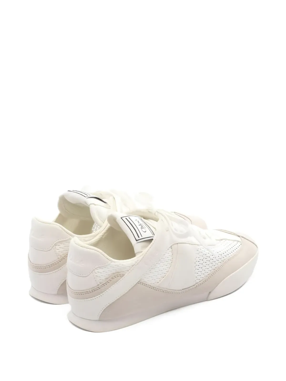 Chloé Pre-Owned レザー スニーカー - 画像3