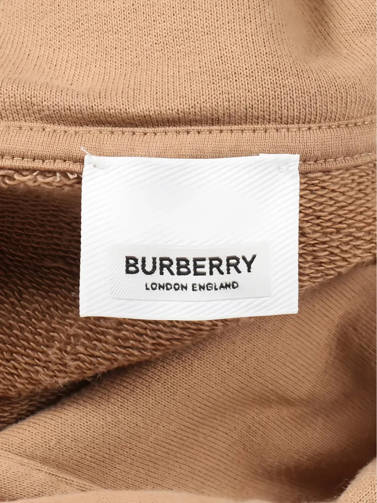 Burberry Pre-Owned 2000s logo-print cotton hoodie - Neutrals - 画像3