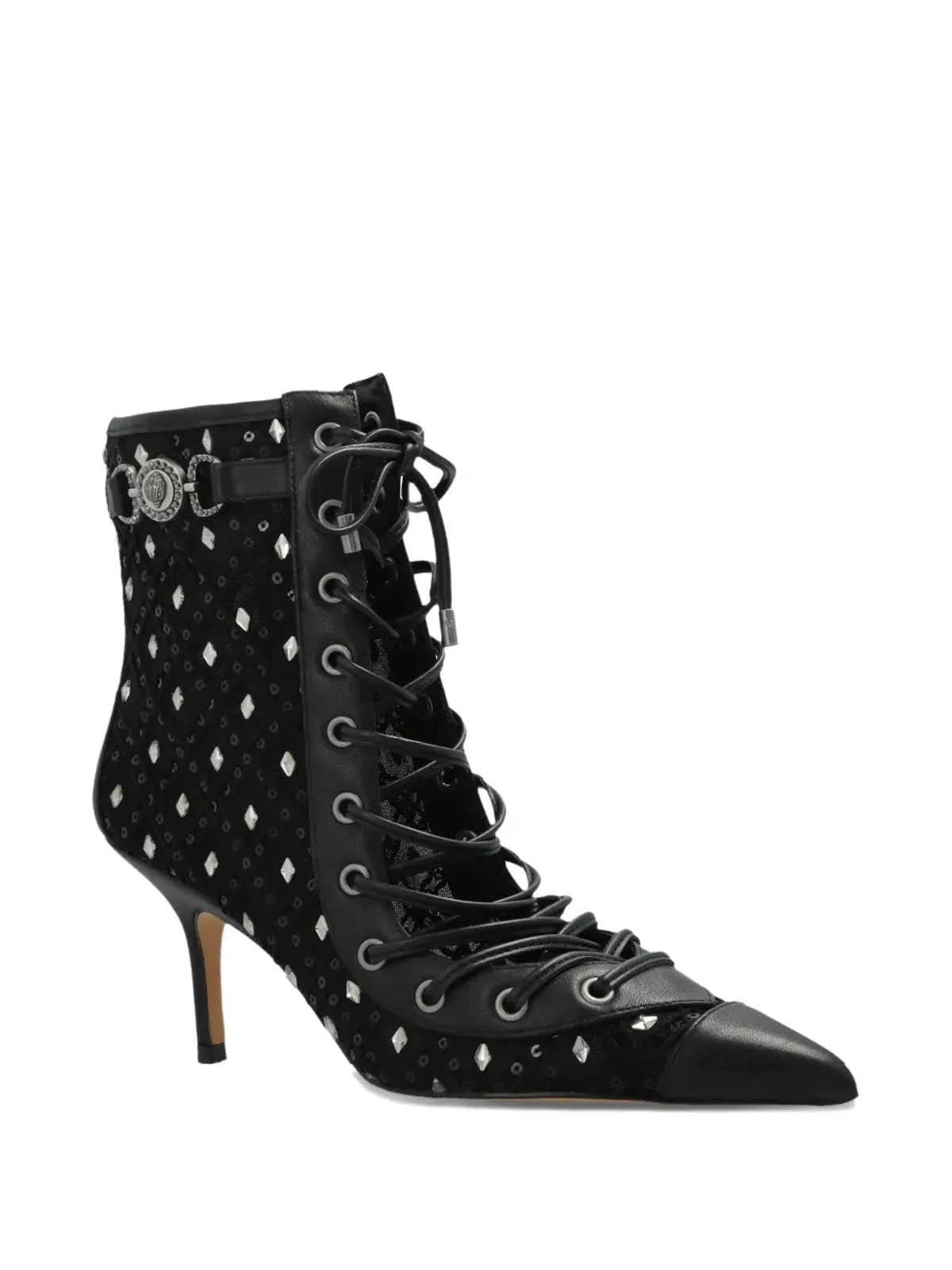 Kurt Geiger London マンションコルセットレースアップアンクルブーツ - 画像2