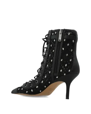 Kurt Geiger London マンションコルセットレースアップアンクルブーツ - サムネイル4