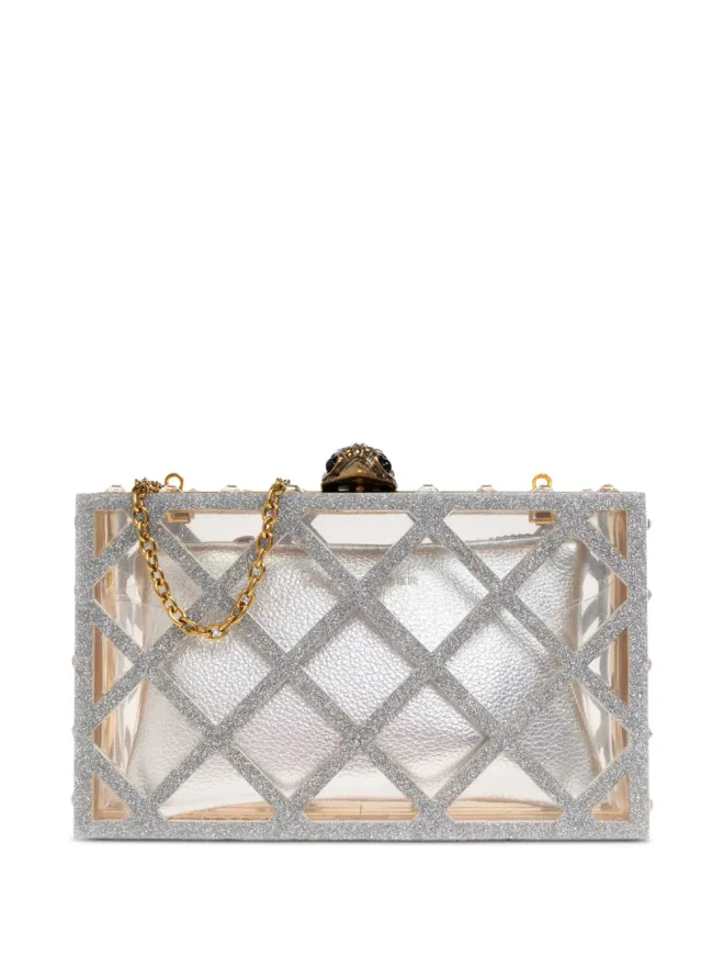 Kurt Geiger London Kurt Geiger London クリスタルキルテッド ボックスクラッチバッグの商品画像