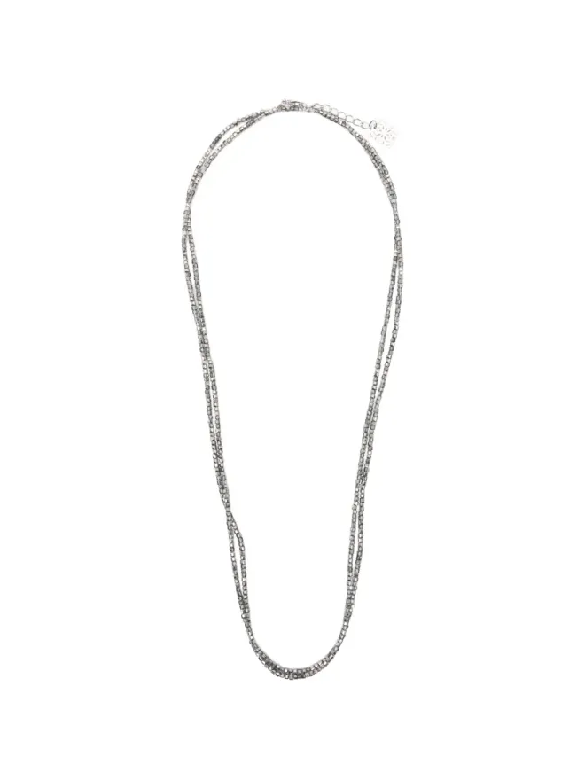 PANICALE PANICALE レイヤードネックレス - グレーの商品画像