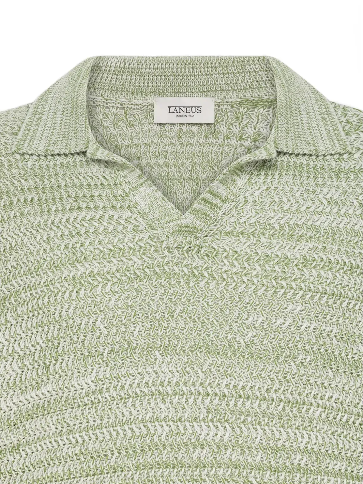 Laneus ニットボックスフィットTシャツ - グリーン - 画像5