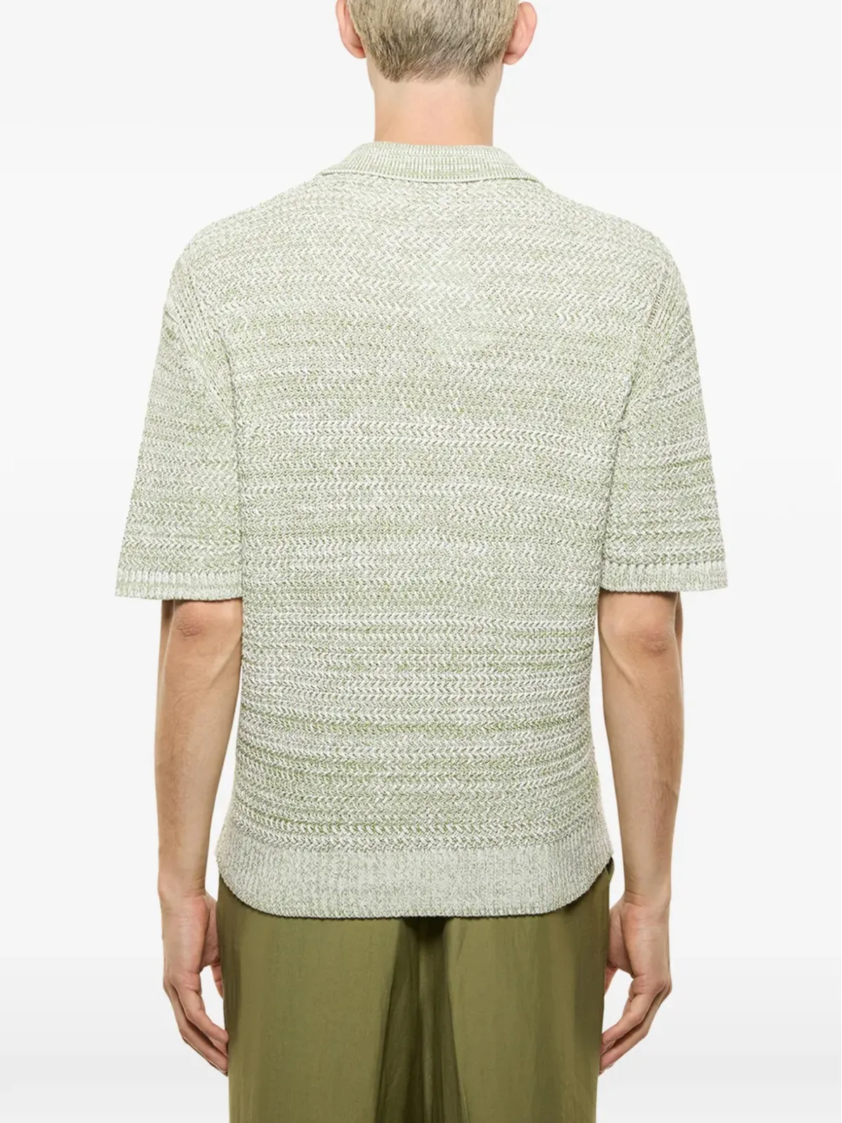 Laneus ニットボックスフィットTシャツ - グリーン - 画像3