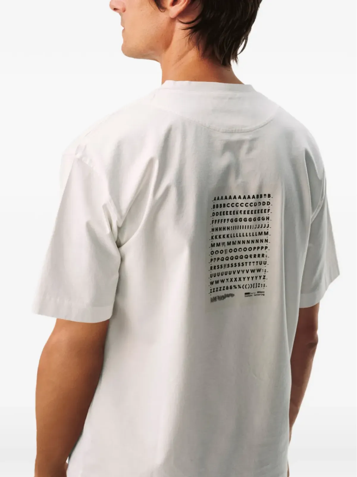 Massimo Osti Studio レタリングディテールTシャツ - 画像3
