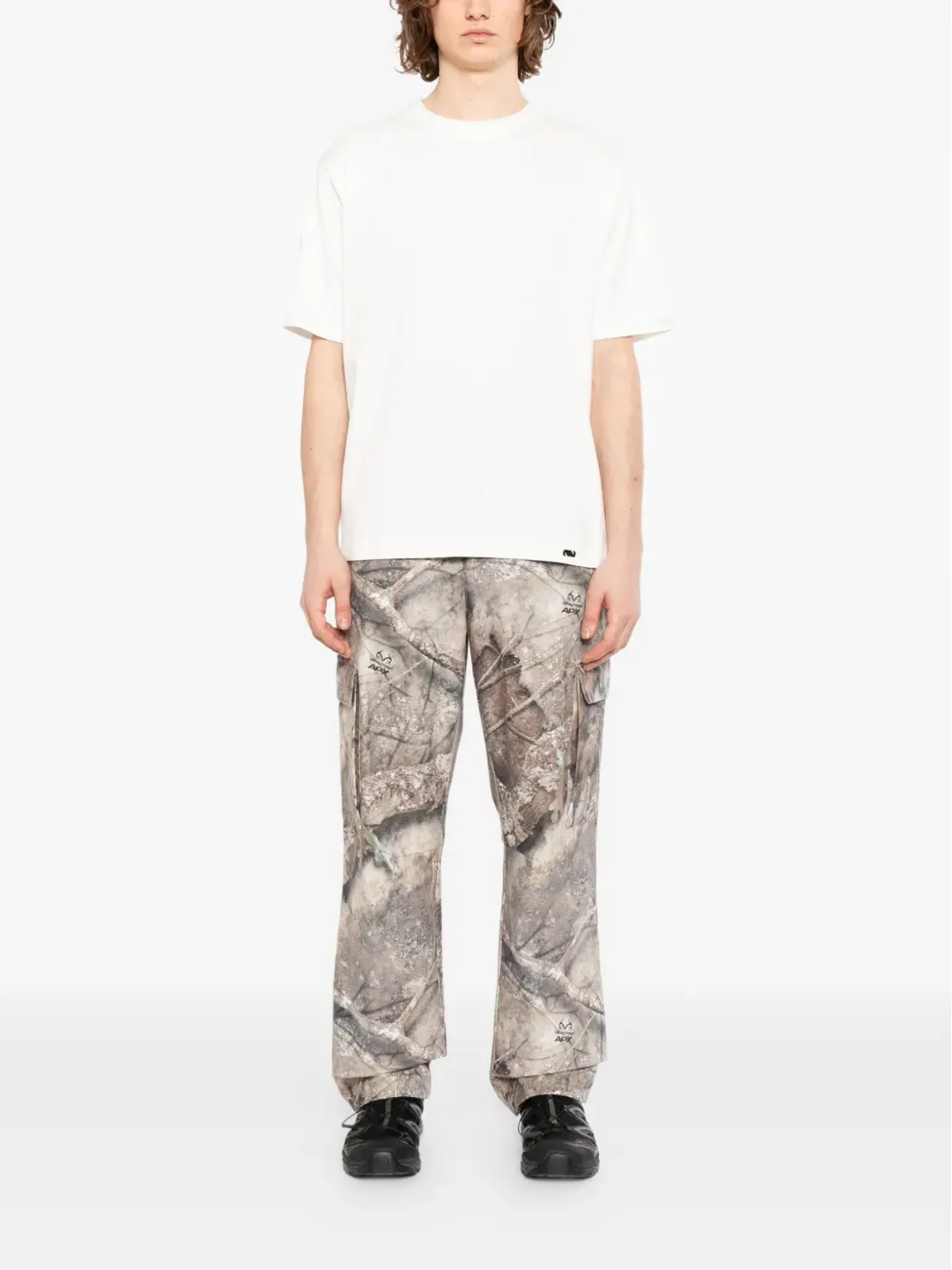 Massimo Osti Studio ロゴプリント丸首Tシャツ - White - 画像2