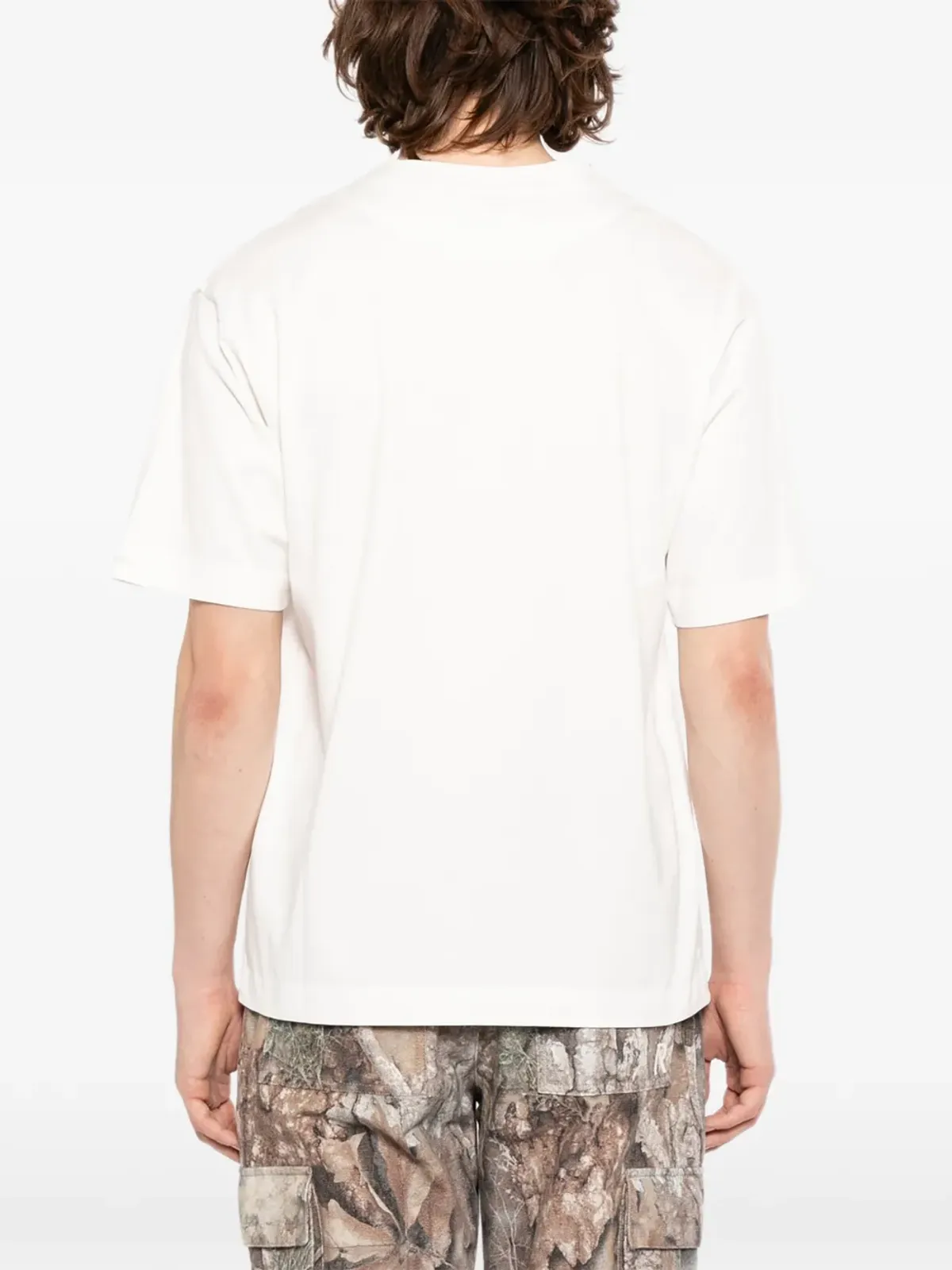 Massimo Osti Studio ロゴプリント丸首Tシャツ - White - 画像4
