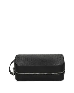 Calvin Klein エンボス柄ジップ洗面バッグ - ブラック - サムネイル5