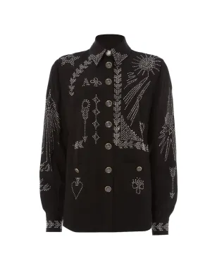 Temperley London Villanelleエンベリッシュドジャケット - サムネイル1