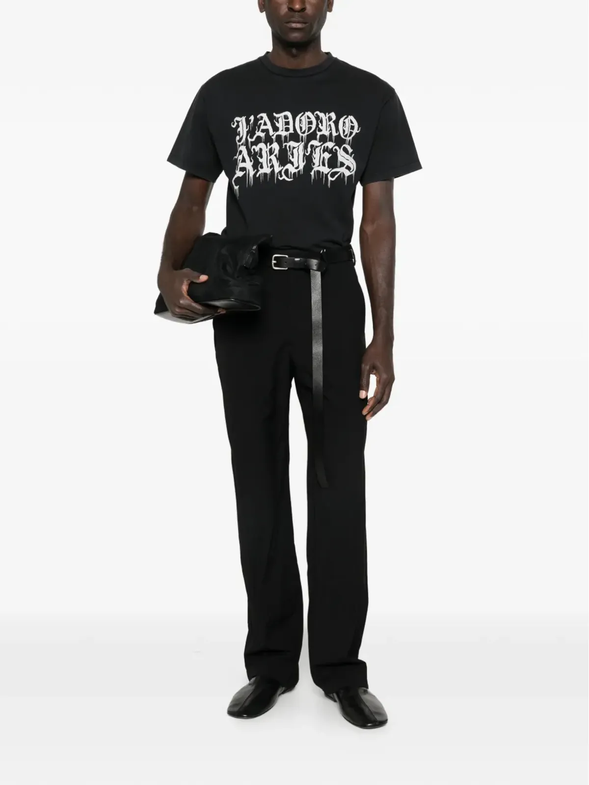 MM6 Maison Margiela 黒のテーラードパンツ - 画像2