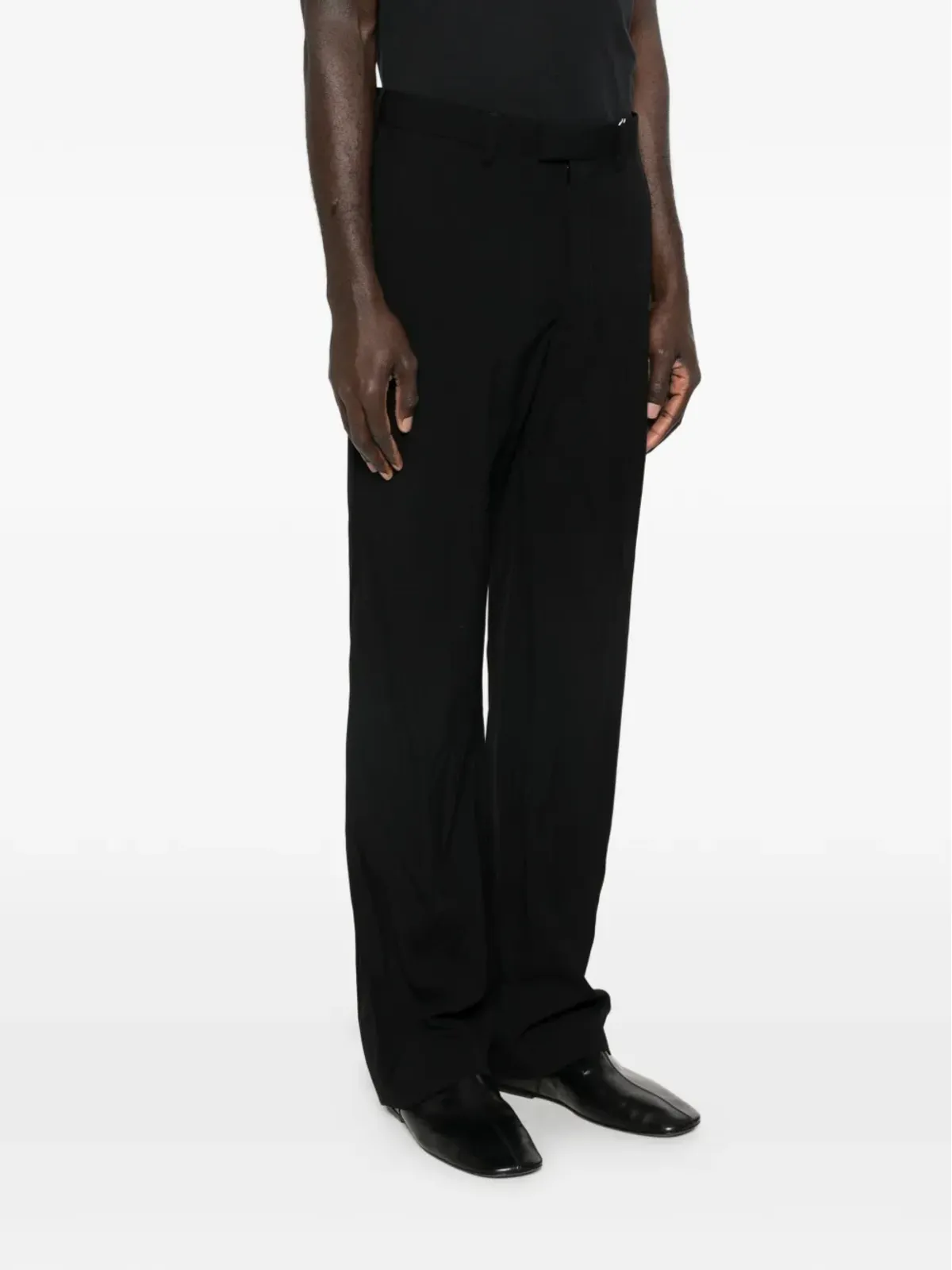 MM6 Maison Margiela 黒のテーラードパンツ - 画像3