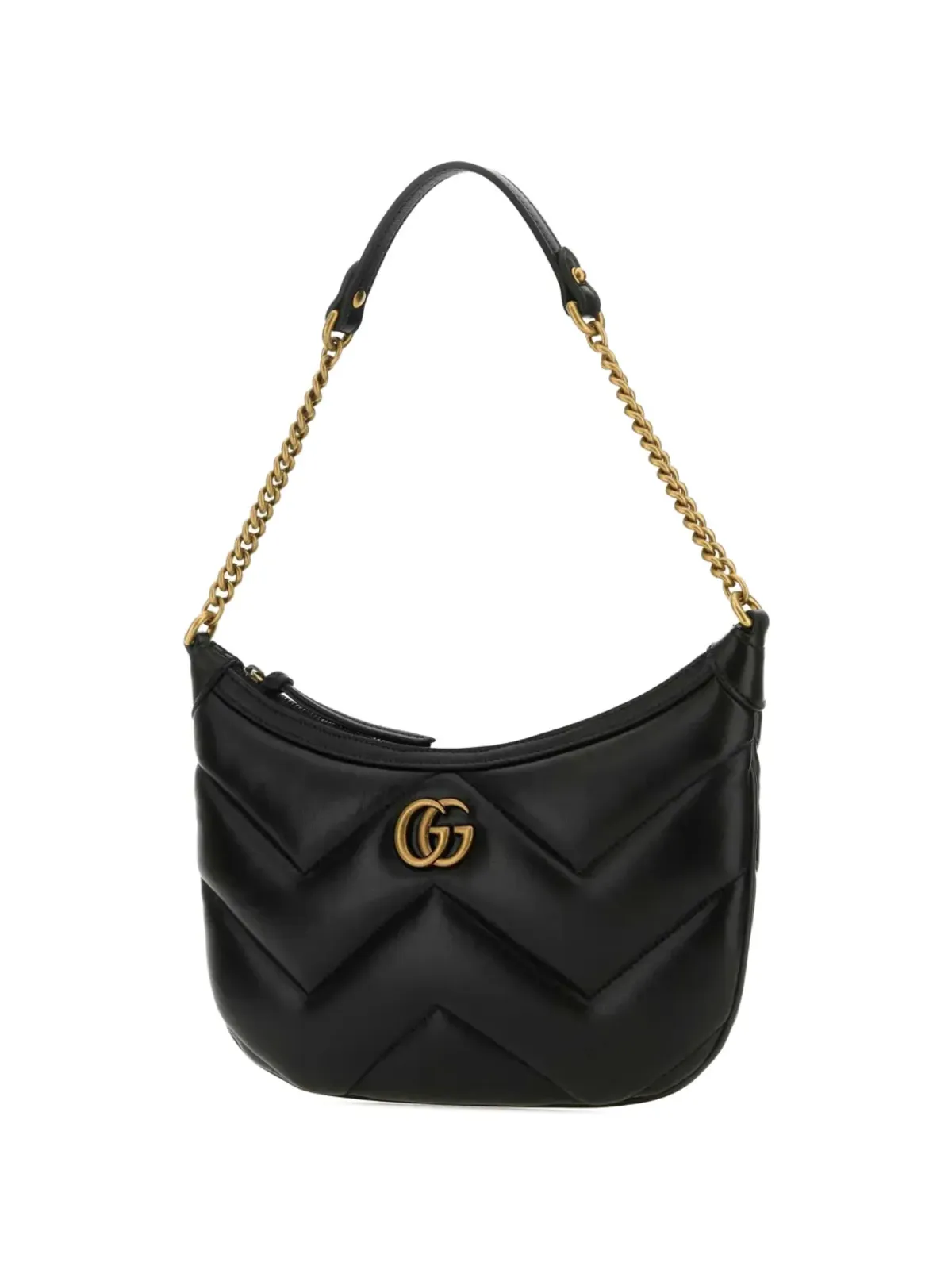 Gucci Pre-Owned ロゴプレート付きレザーショルダーバッグ - 画像3