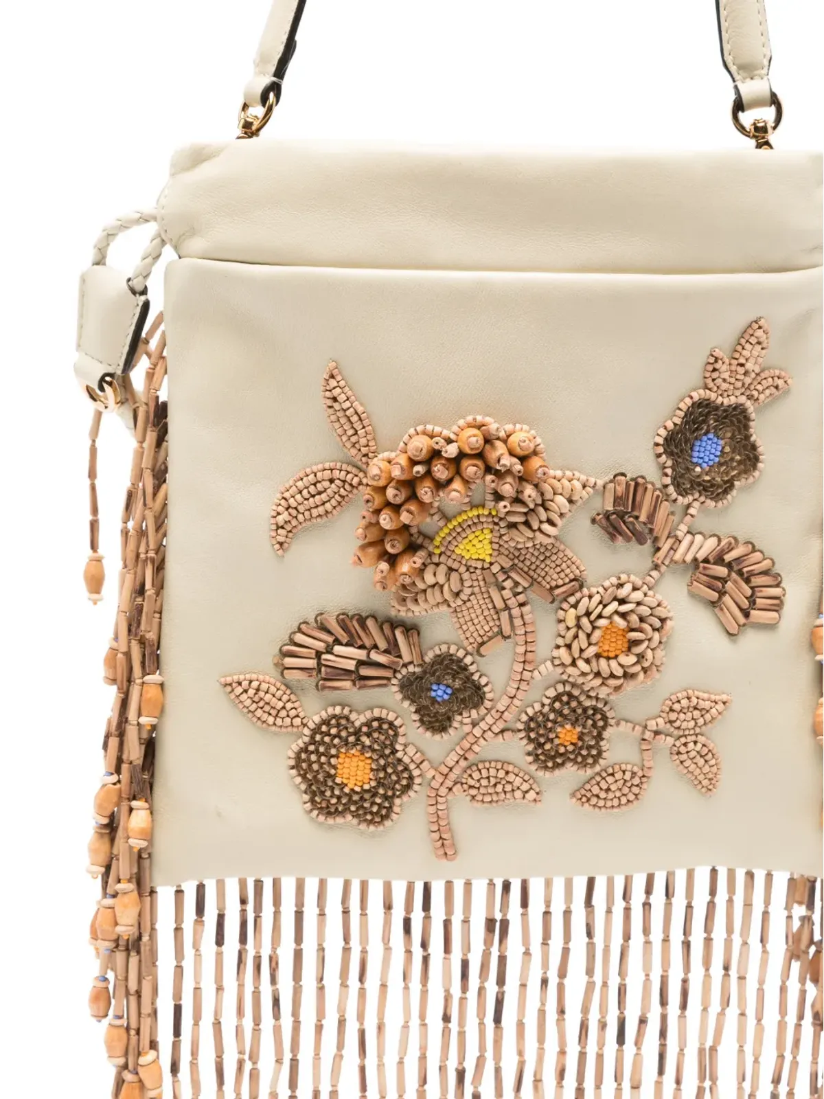 Etro Pre-Owned 小さめKalispera ビーズ入りトートバッグ - 画像4