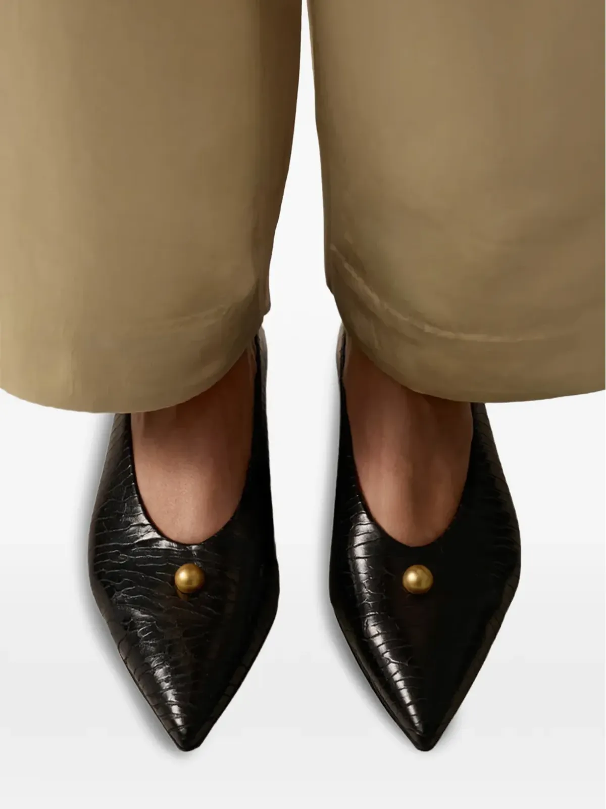 Vanda Novak Liliana embellished ballet flats - Black - 画像5