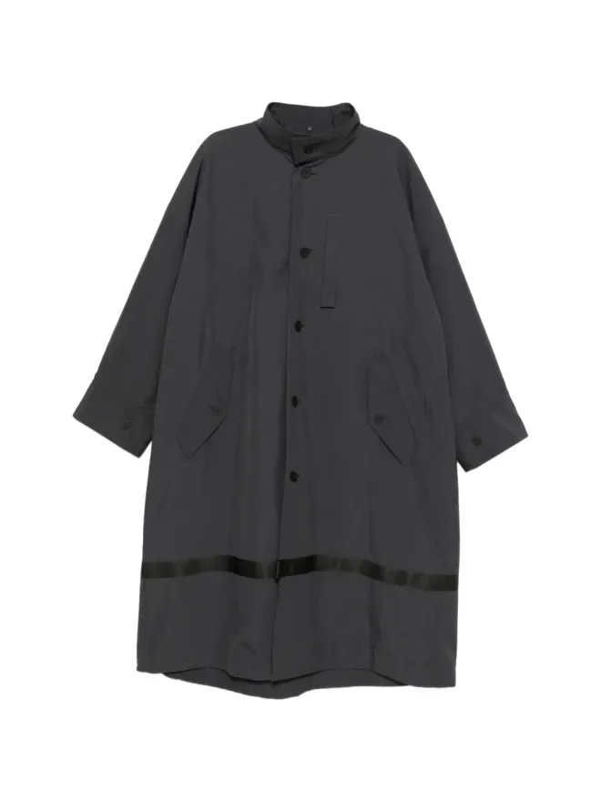 Homme Plissé Issey Miyake Homme Plissé Issey Miyake リボンポケットコート グレーの商品画像