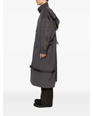 Homme Plissé Issey Miyake リボンポケットコート グレー - サムネイル3