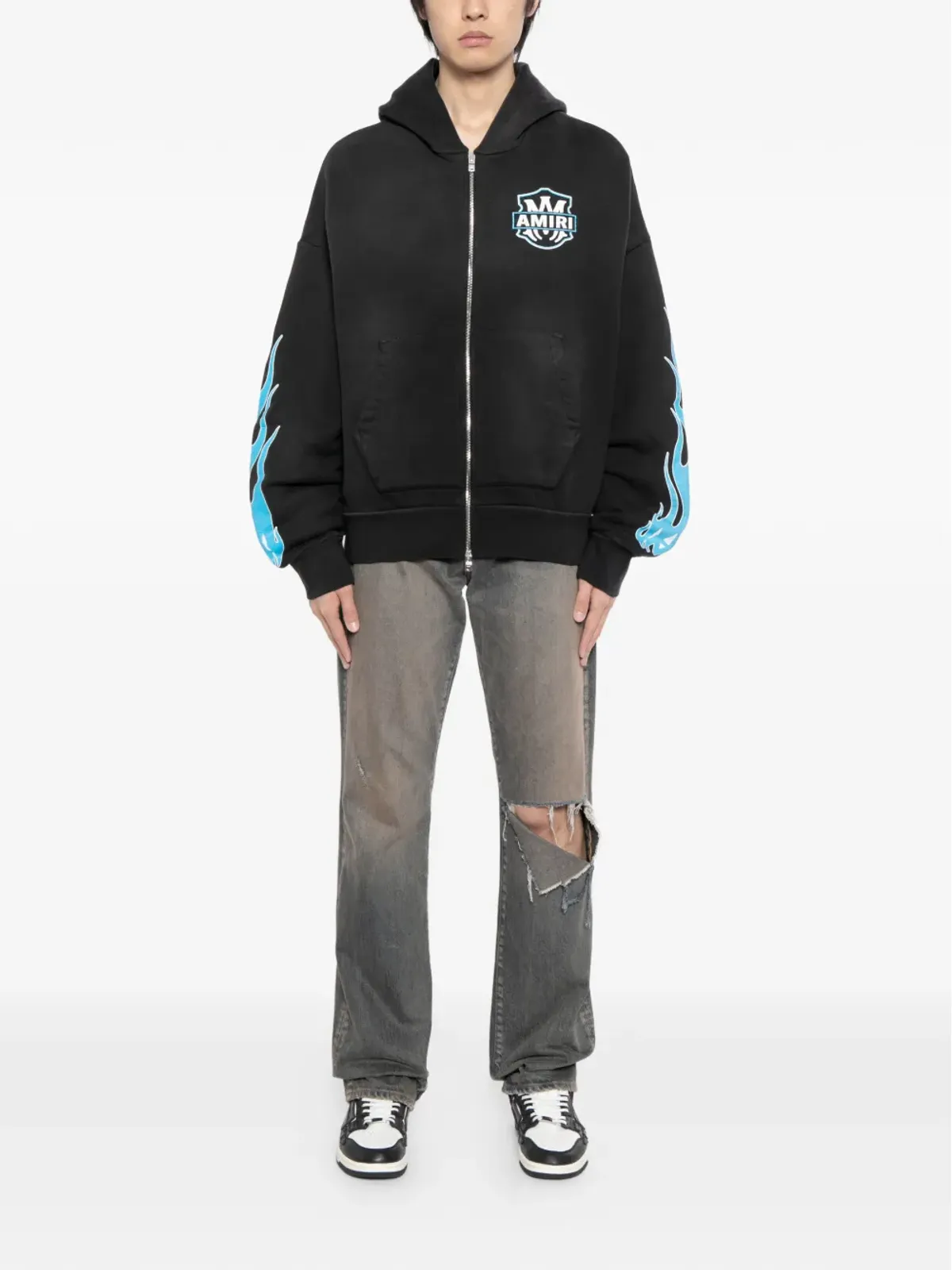 AMIRI MA Flames hoodie - 画像2
