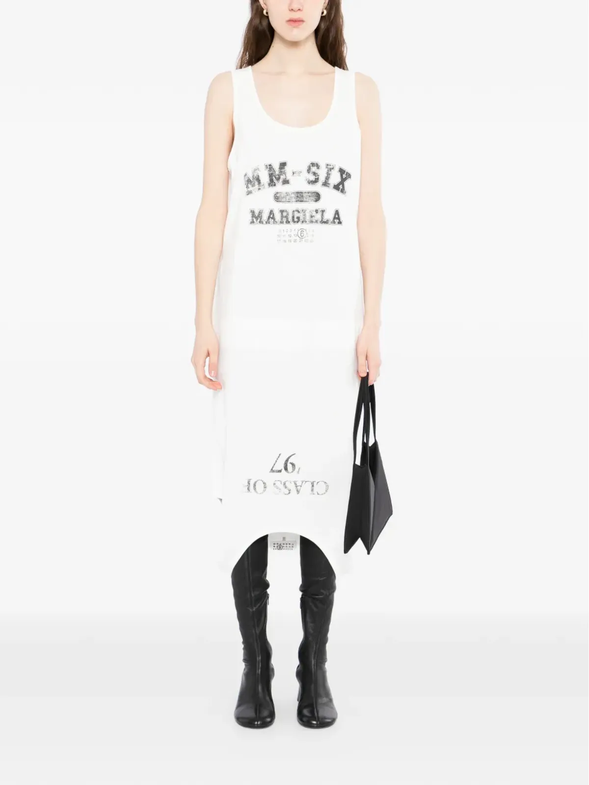 MM6 Maison Margiela プリントミニドレス - 画像2