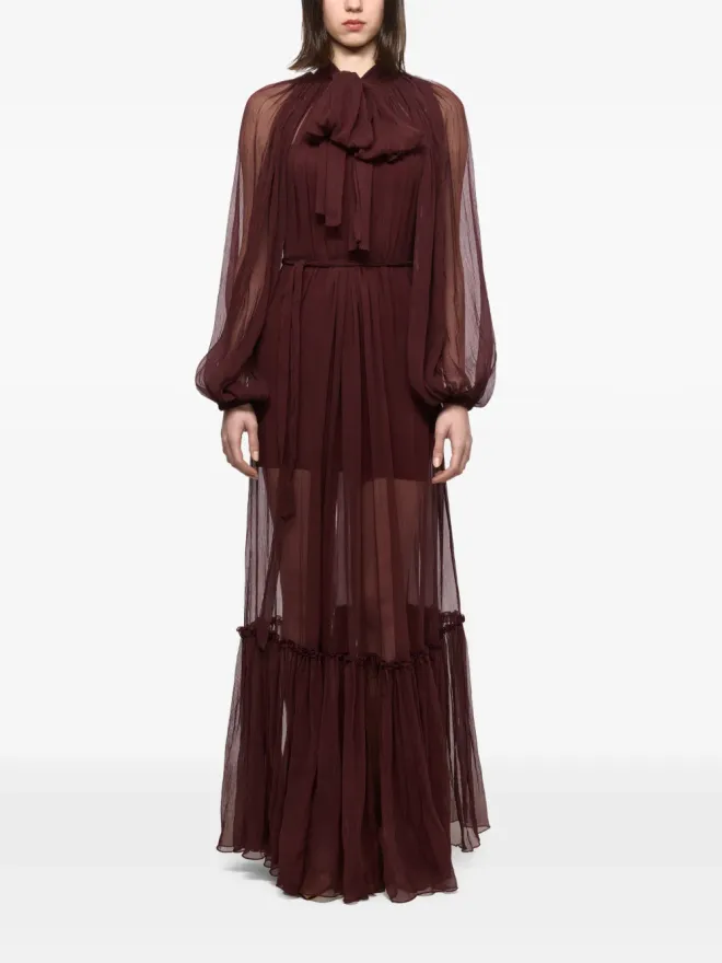 Atu Body Couture Atu Body Couture フリルタイマキシドレスの商品画像