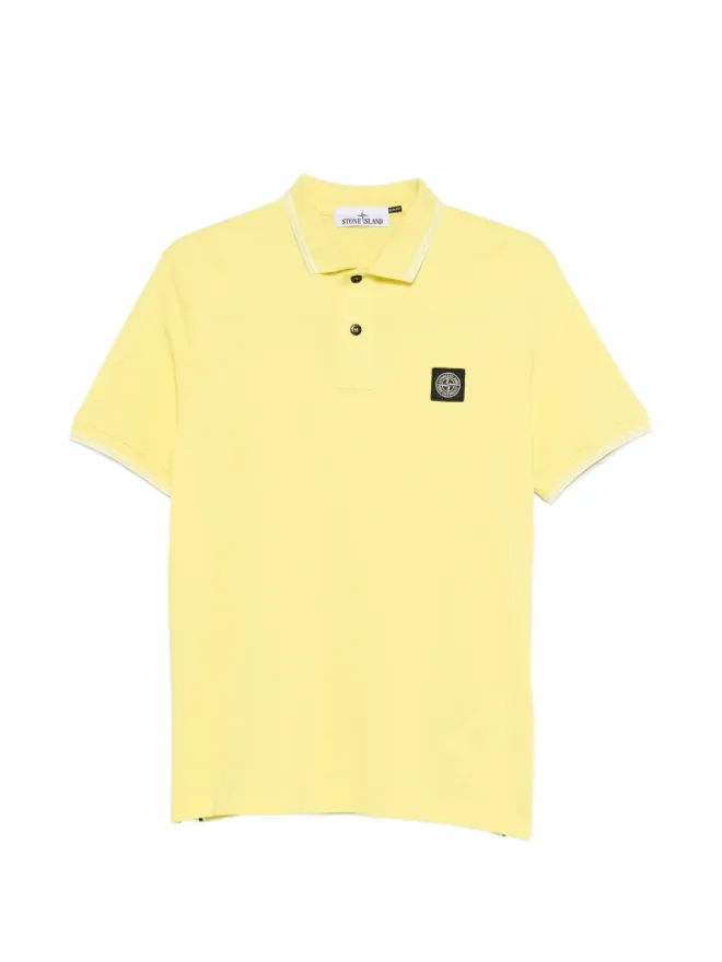 Stone Island Stone Island リブ編みトリム ポロシャツの商品画像