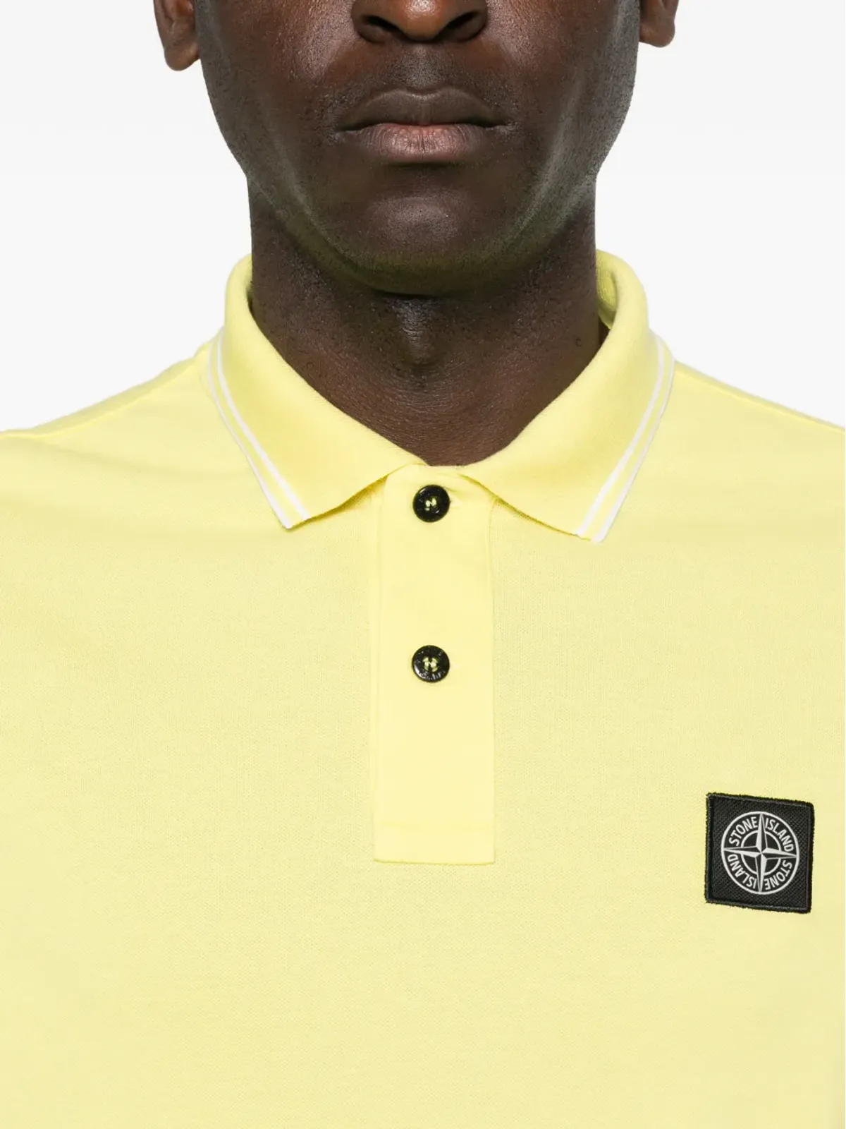 Stone Island リブ編みトリム ポロシャツ - 画像5