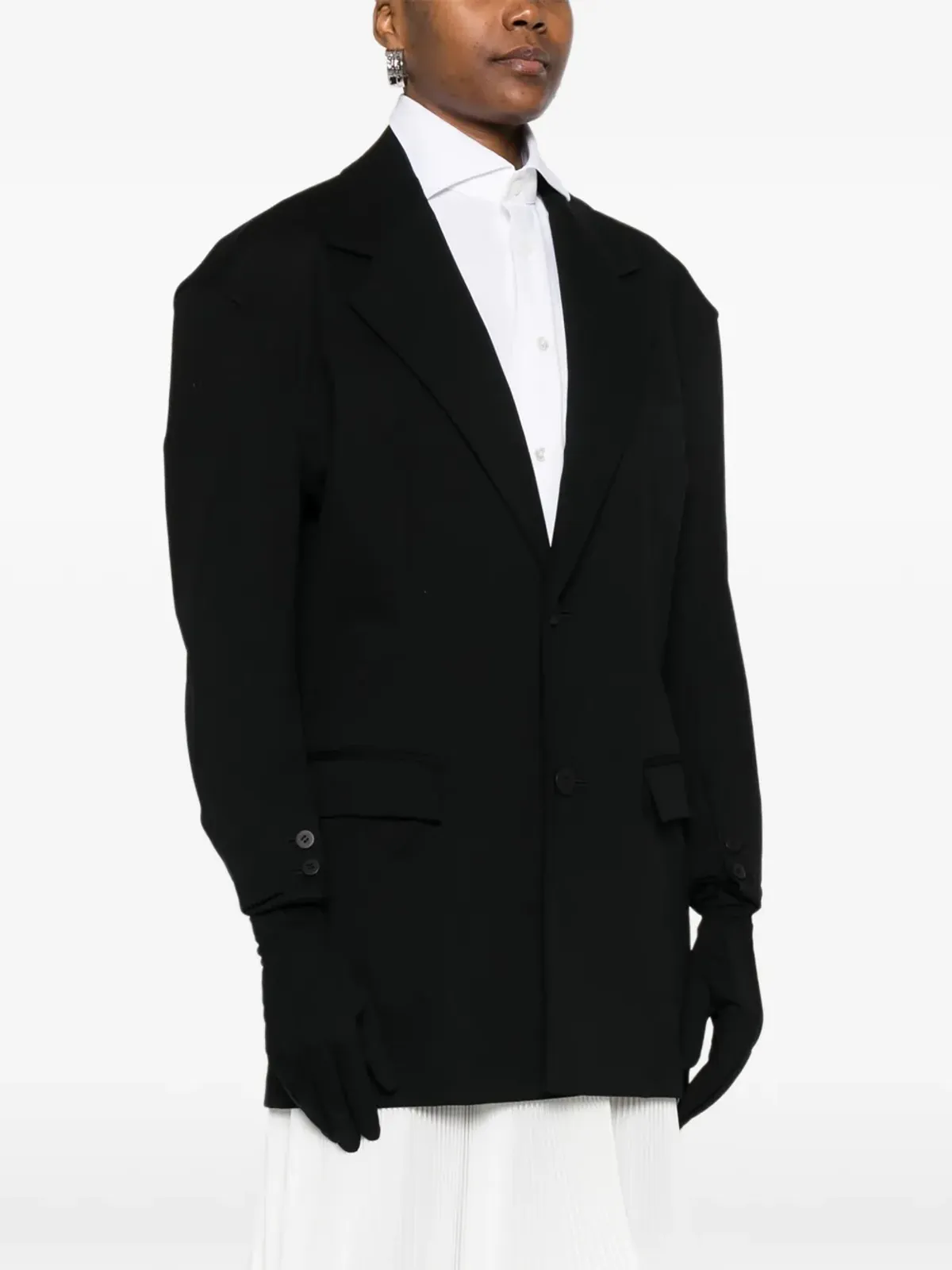 Issey Miyake グローブディテール フィットジャケット - 画像3