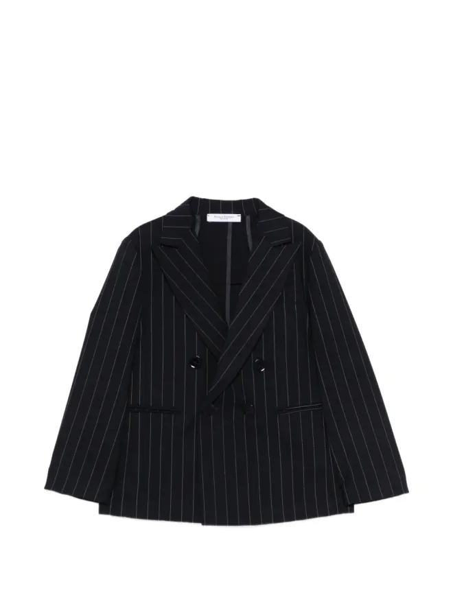 Paolo Pecora Kids Paolo Pecora Kids ピンストライプ ダブルブレスト ブレザーの商品画像