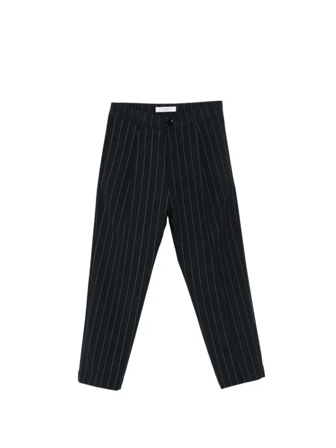 Paolo Pecora Kids Paolo Pecora Kids ピンストライプパンツ ブルーの商品画像