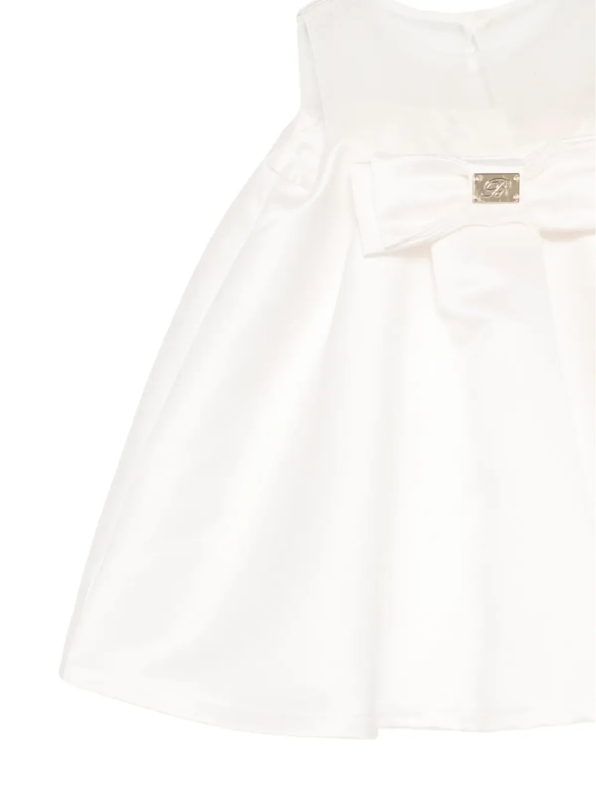 Miss Blumarine ボウモチーフ ノースリーブドレス - 画像3
