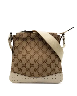 Gucci Pre-Owned GGキャンバス パーフォレーテッド クロスボディバッグ - サムネイル1