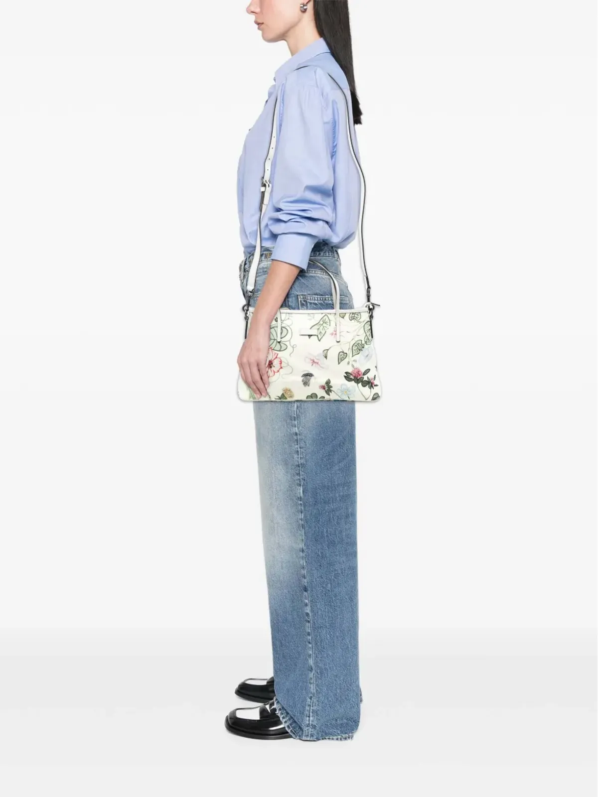 Gucci Pre-Owned 2016-2025 小型キャンバス Flora Knight コンバーチブル トートサッチェル - 画像2