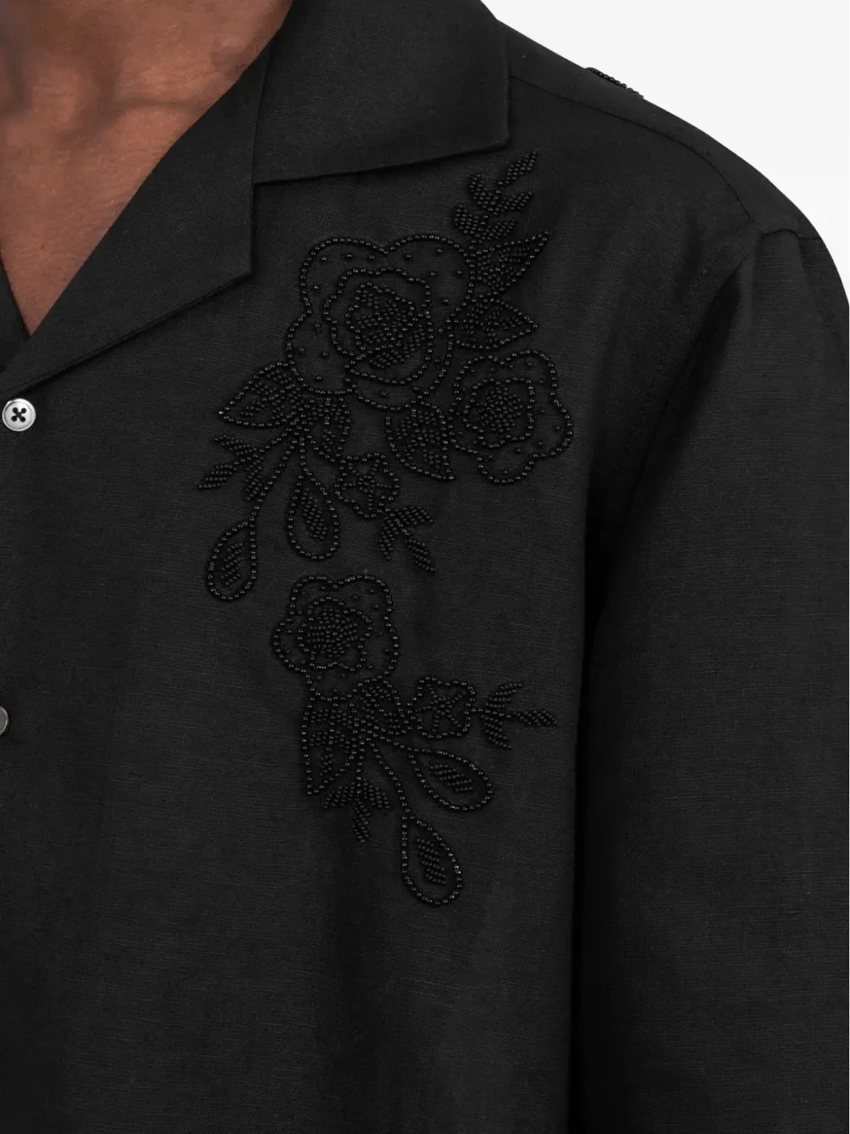 Baziszt 花刺繍シャツ - 画像5