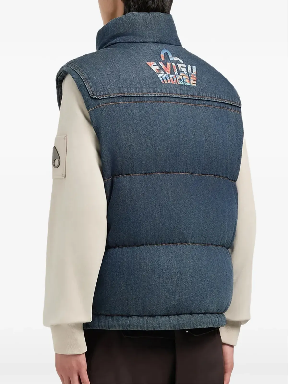 Moose Knuckles x Evisu パッド入り ロゴパッチ ジレ - 画像2