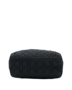 Christian Dior ビンテージ レディ Dior サッチェル キャンナージュ ナイロン地 ブラック - サムネイル3