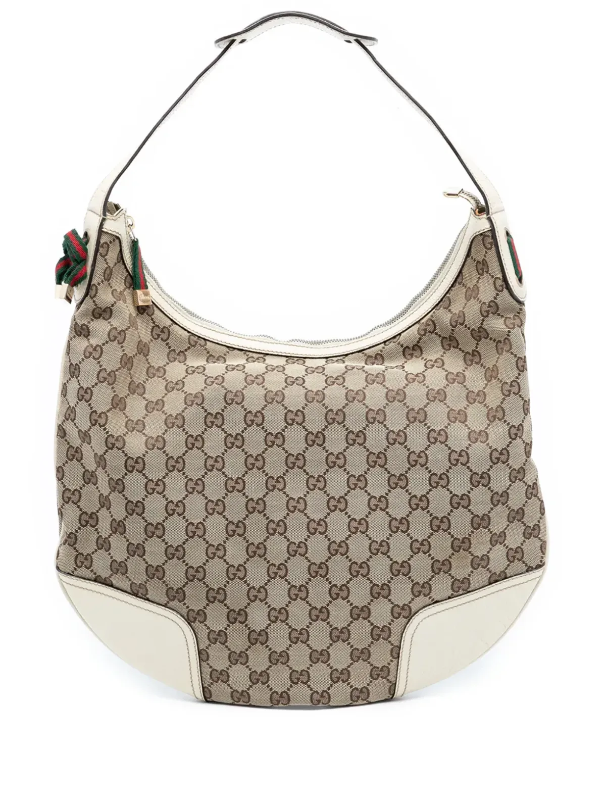 Gucci Pre-Owned GGキャンバス プリンシー ホーボーバッグ - 画像1
