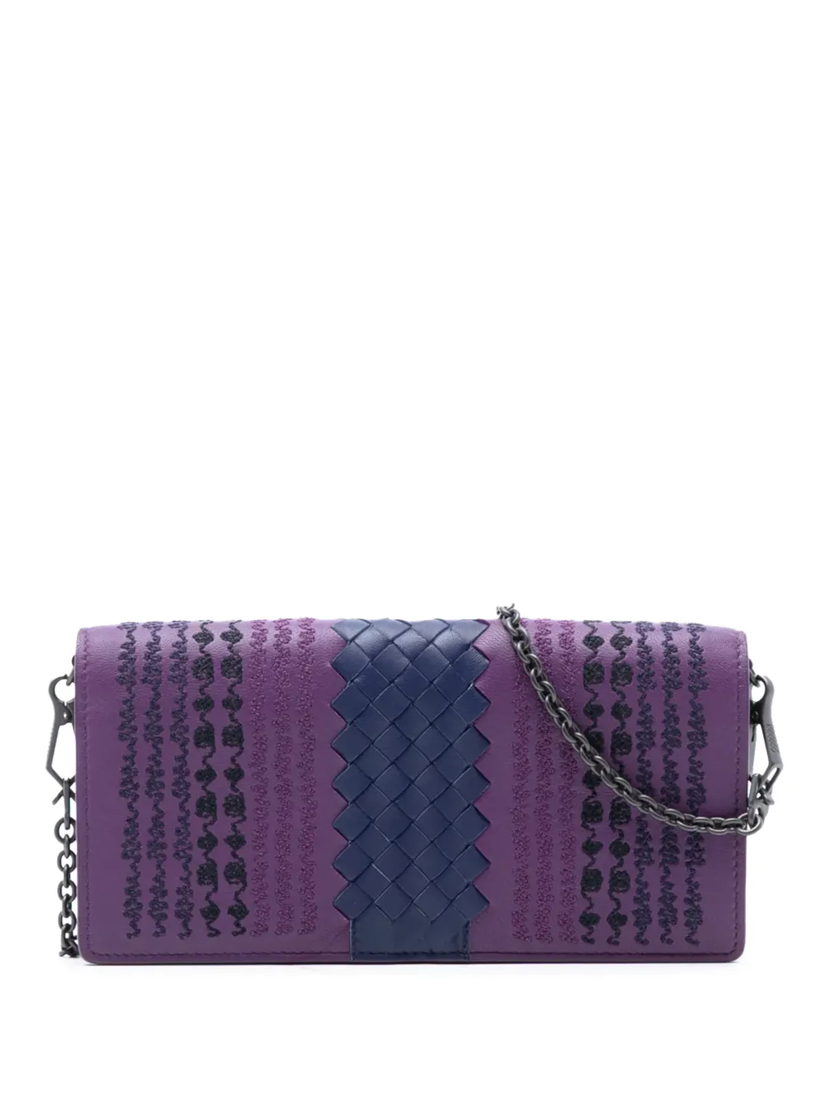 Bottega Veneta Pre-Owned Continental Wallet on Chain クロスボディバッグ - 画像1