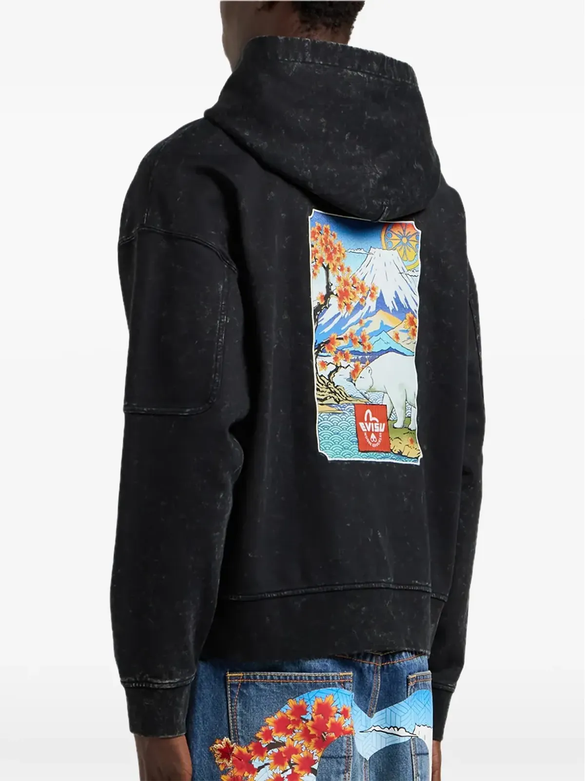 Moose Knuckles x Evisu プリントフーディ - 画像2