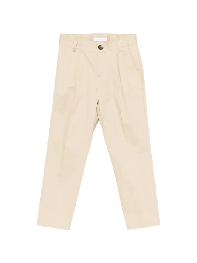 Paolo Pecora Kids Paolo Pecora Kids ボタン付きプリーツパンツの商品画像